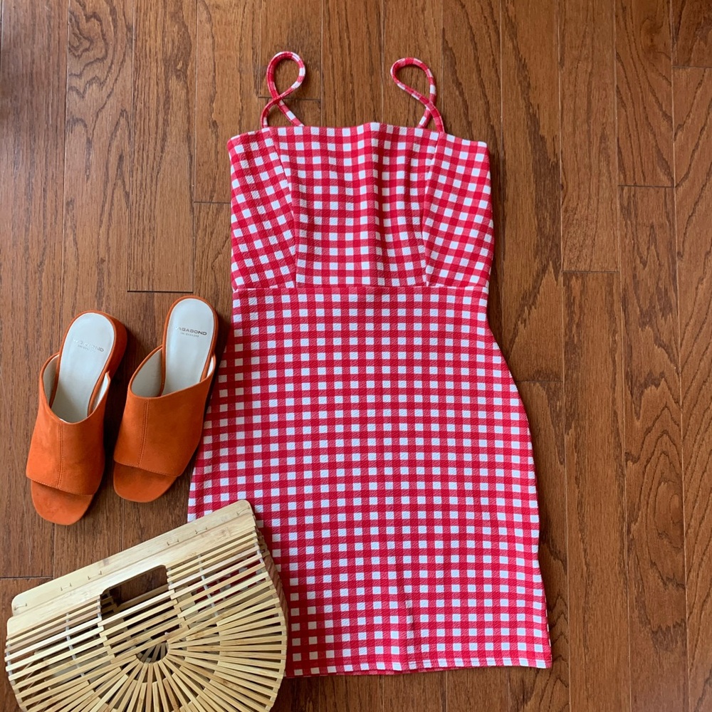 Gingham Stretch Sundress